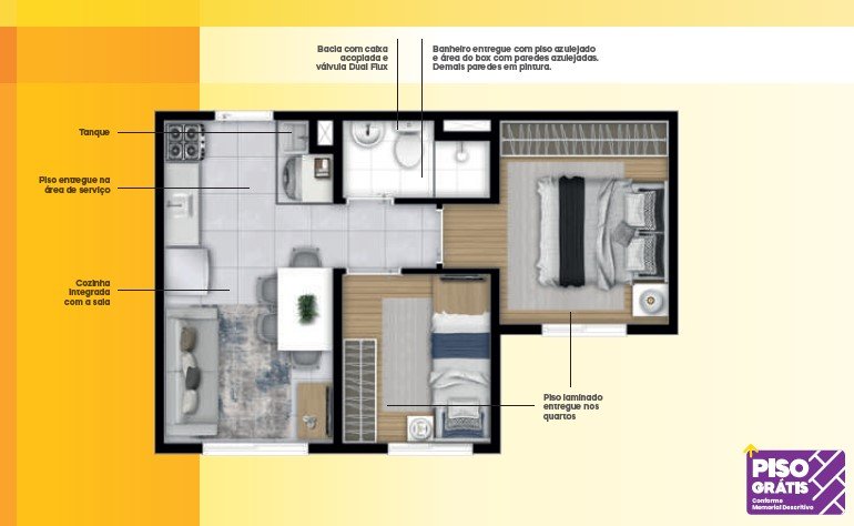 02 Dorm SEM Sacada SEM vaga